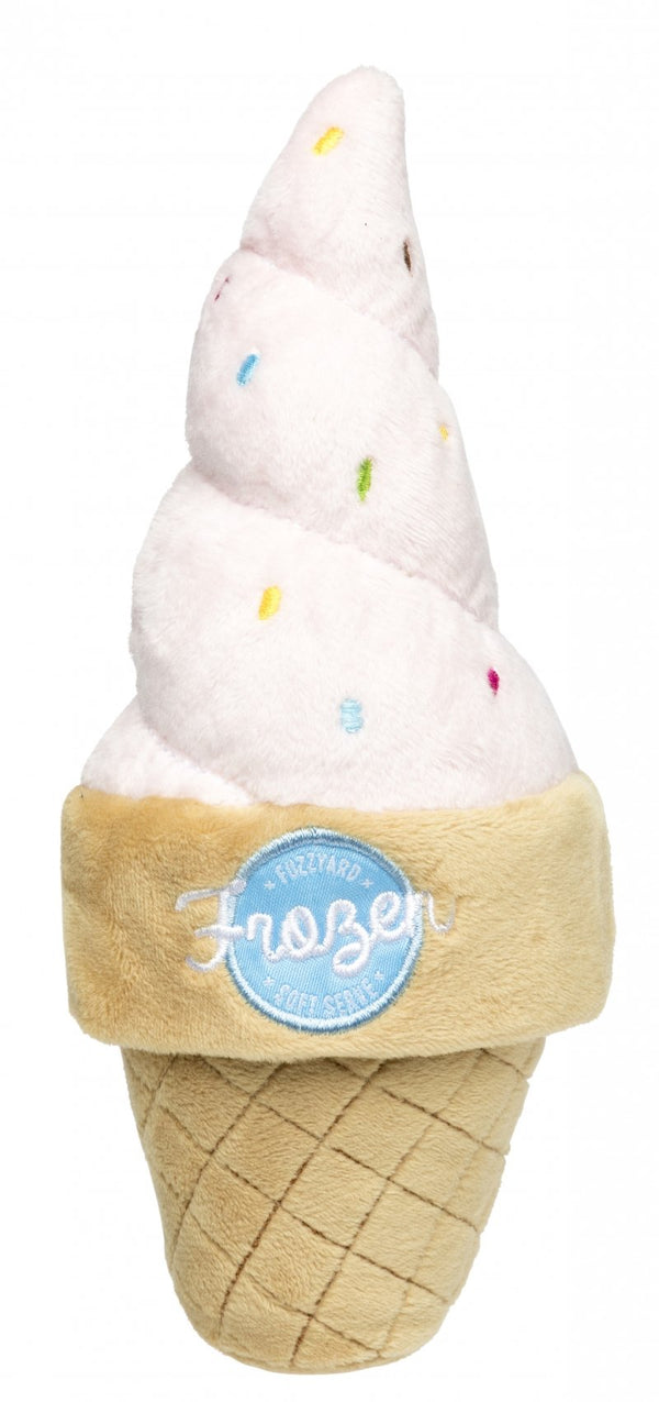 Plush ice cream cone dog clearance toy