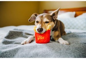 French Fries Plush Dog Toy